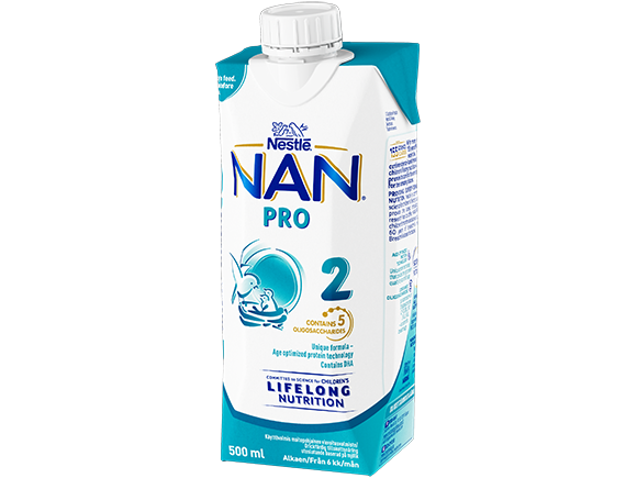 Nestlé NAN PRO 2, färdigblandad tillskottsnäring 500ml right
