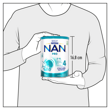 Nestlé NAN PRO 4 mjölkdryck för barn 800g burk size